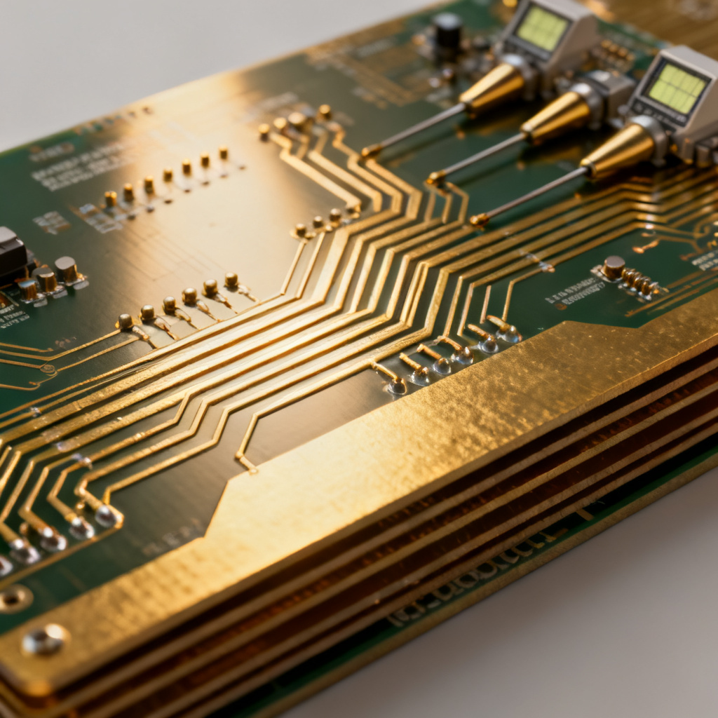 Aerospace PCB for satellite with radiation hardened ceramic substrate