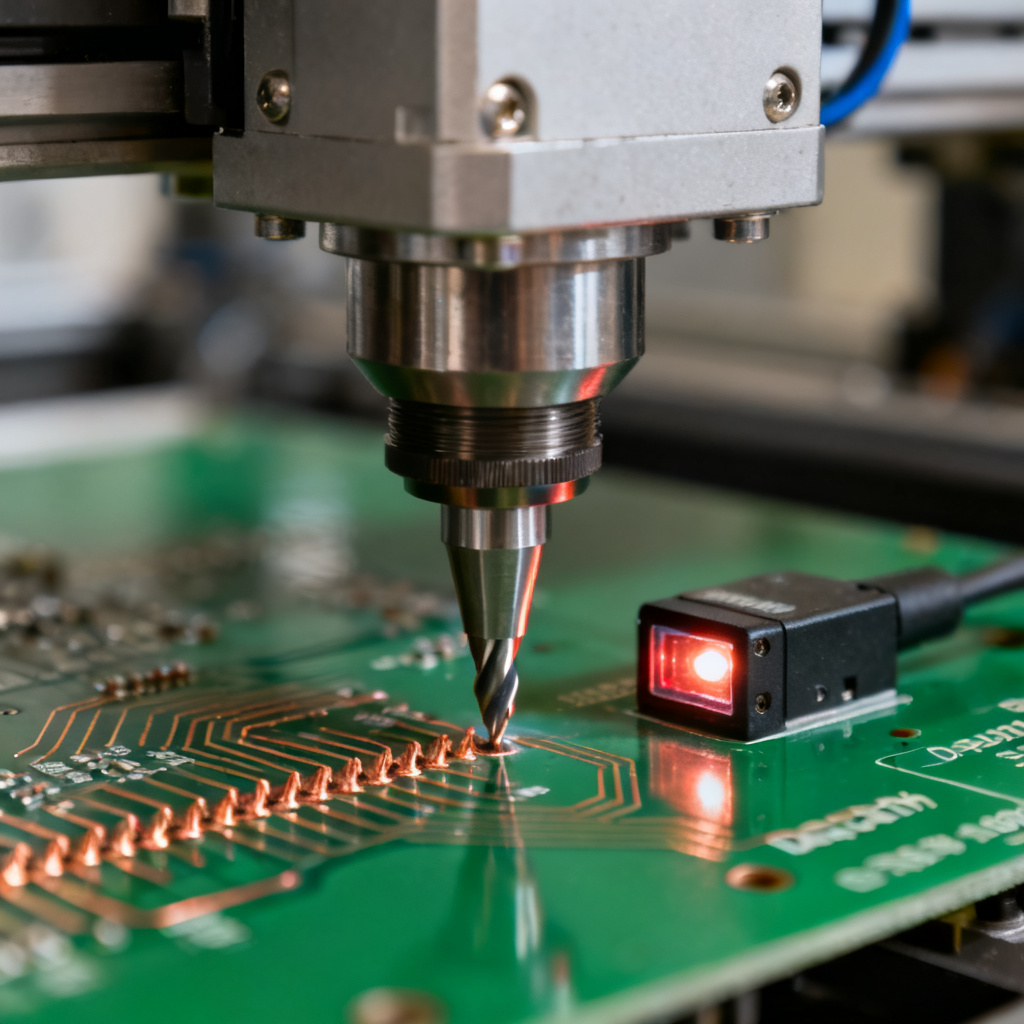 Backdrilling depth control for PCB signal integrity improvement