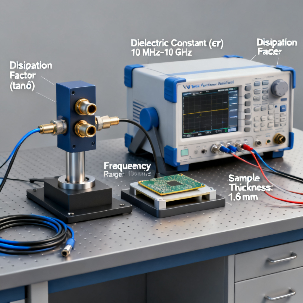 Dielectric constant and dissipation factor of High-Frequency Materials for PCB