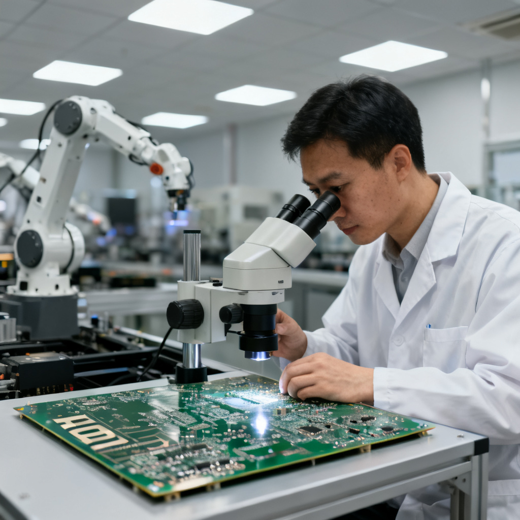 HDI PCB final assembly and quality inspection