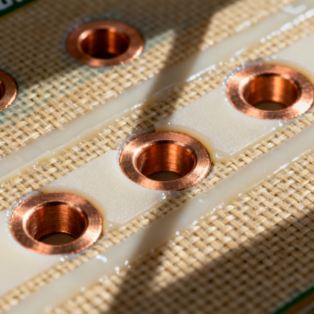 HDI Manufacturing via filling copper and epoxy process
