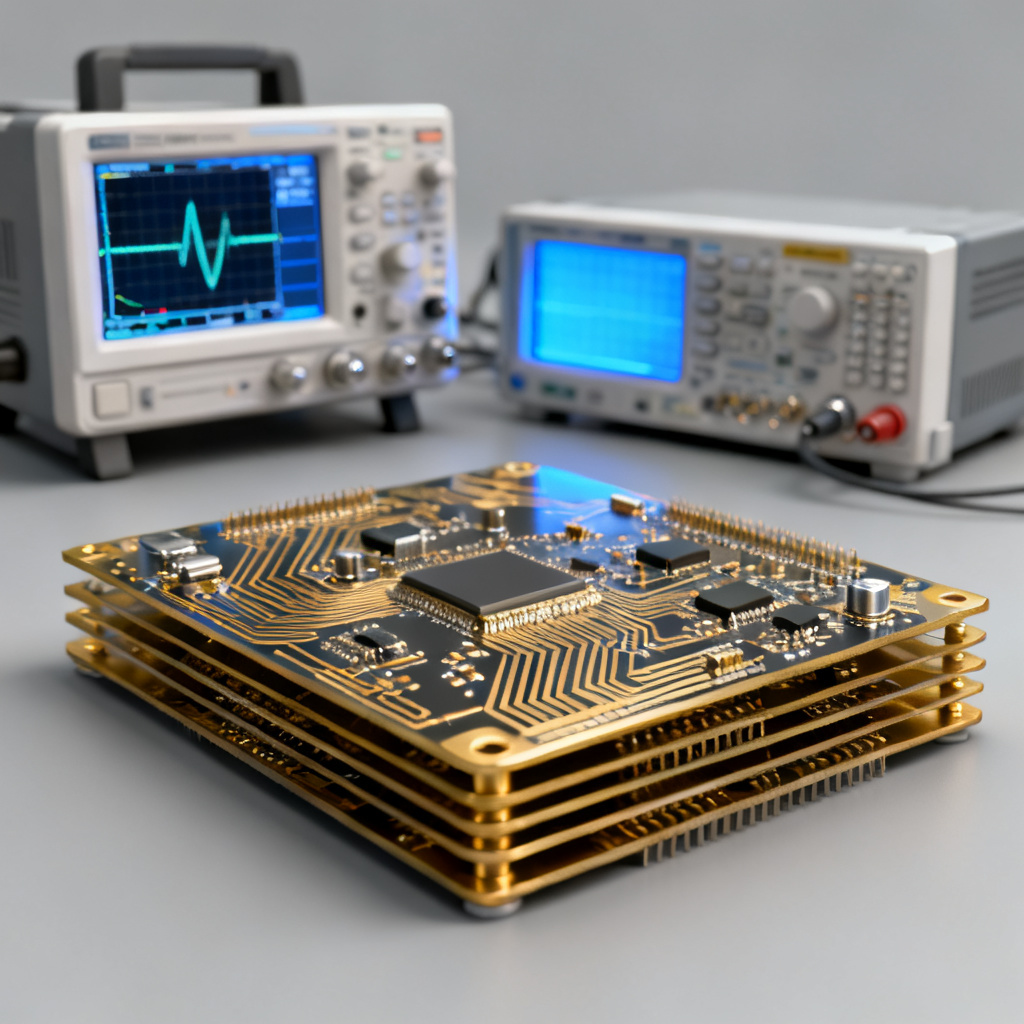 High-Layer Count PCB signal integrity testing with TDR and eye diagram analysis