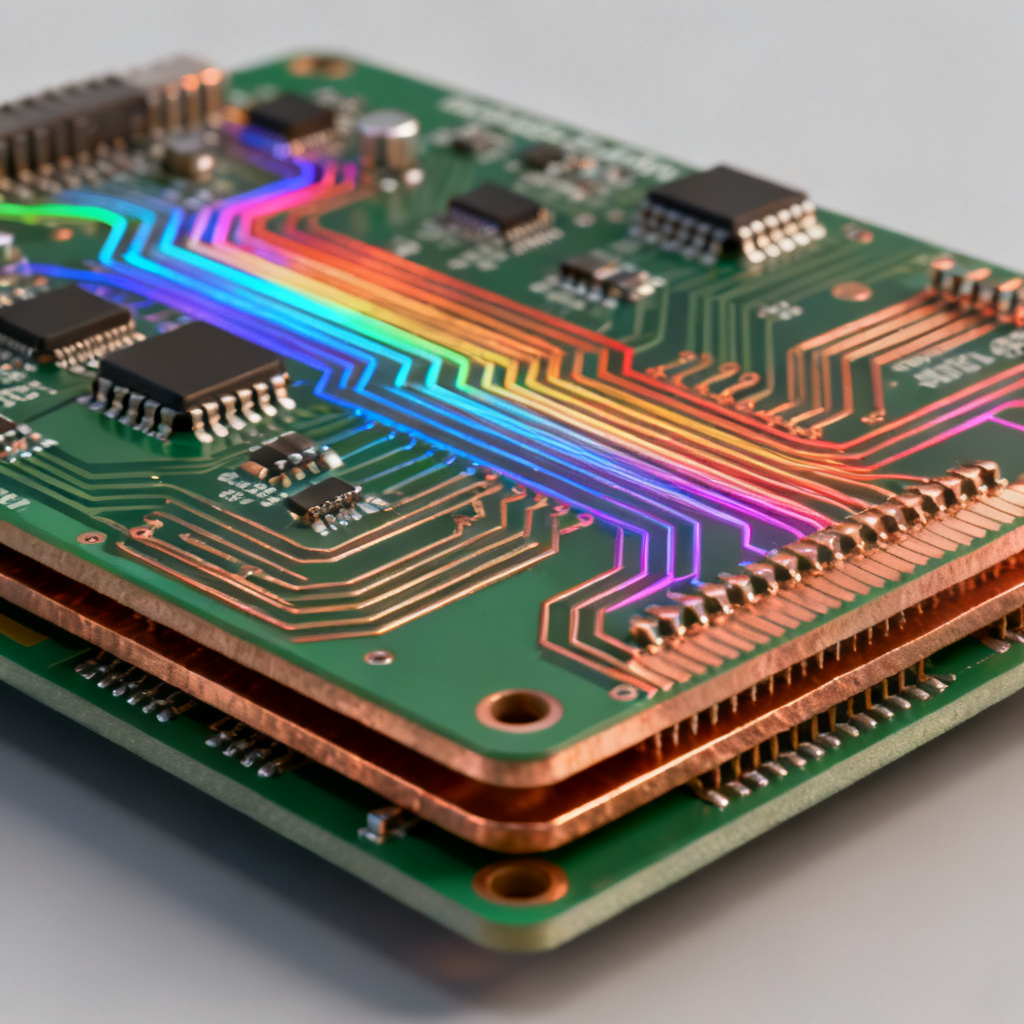 High-speed PCB signal integrity guide showing impedance control and trace routing