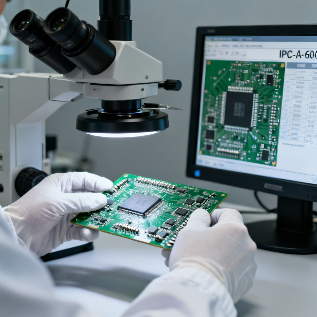 IPC-6012 Class 3 PCB inspection using IPC-A-600 standard