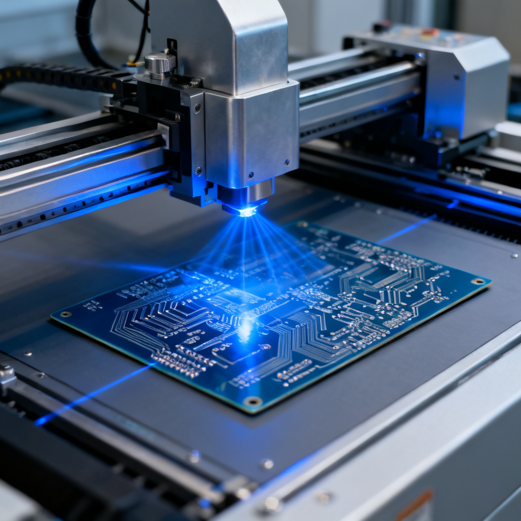 Laser direct imaging LDI system for inner layer imaging in high-precision multilayer PCB