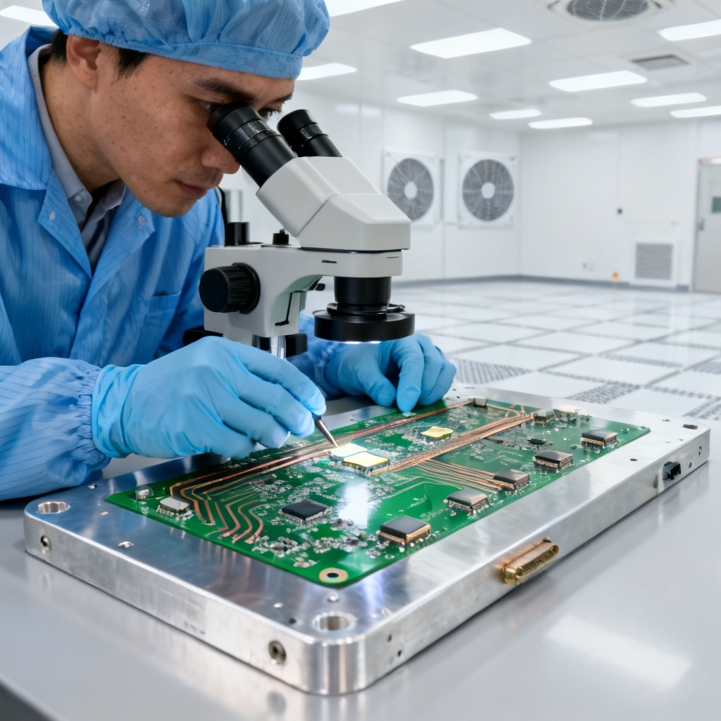 LED PCB manufacturing inspection quality control for aluminum backed boards