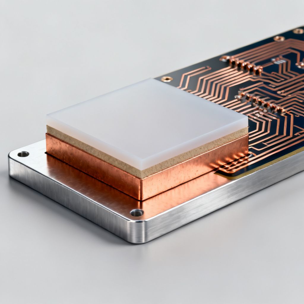 Metal Core PCB stackup showing aluminum copper and insulation layer structure