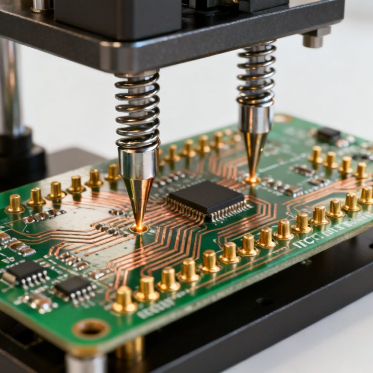 PCB Design DFX DFM DFA DFT Guidelines featured cover graphic illustrating professional multichassis stackup rules, automated surface mount SMT assembly clearances, and ICT test point placement.