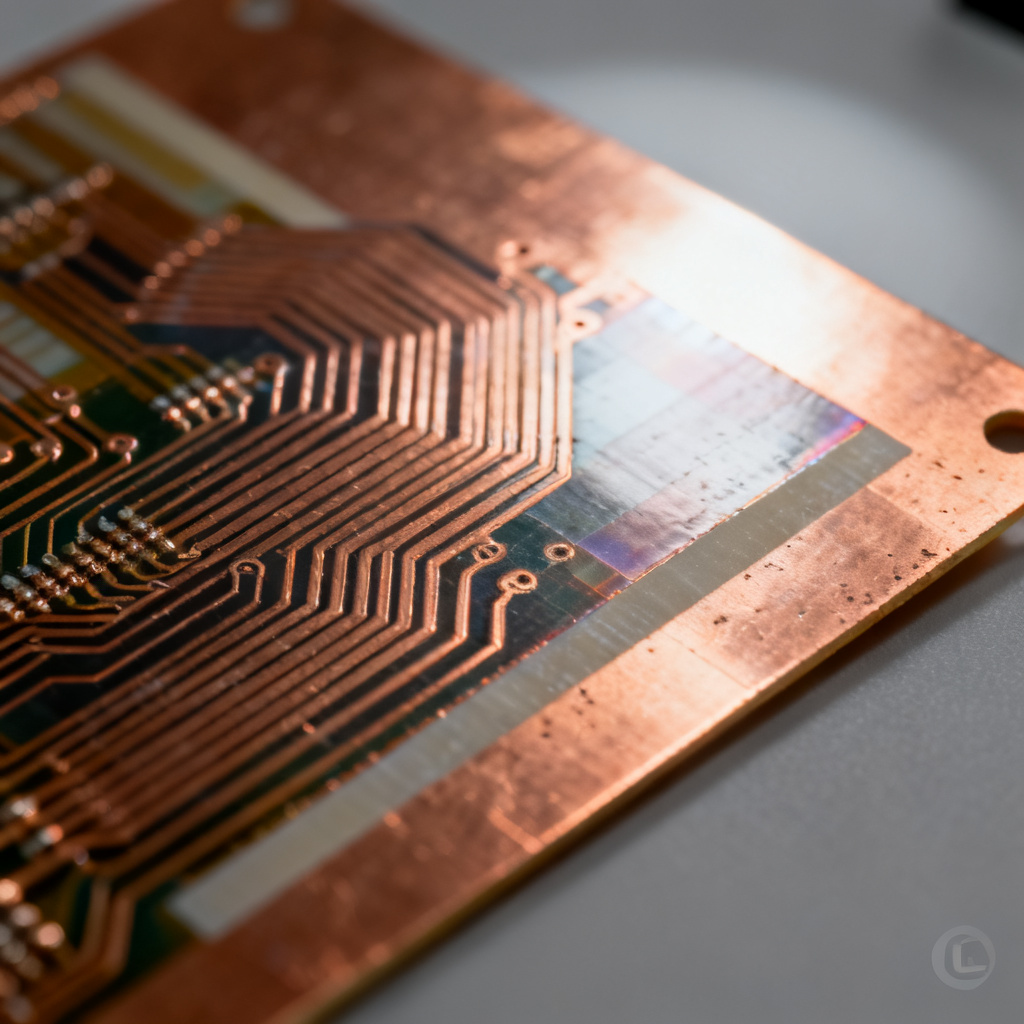 PCB inner layer preparation with copper clad laminate and AOI inspection