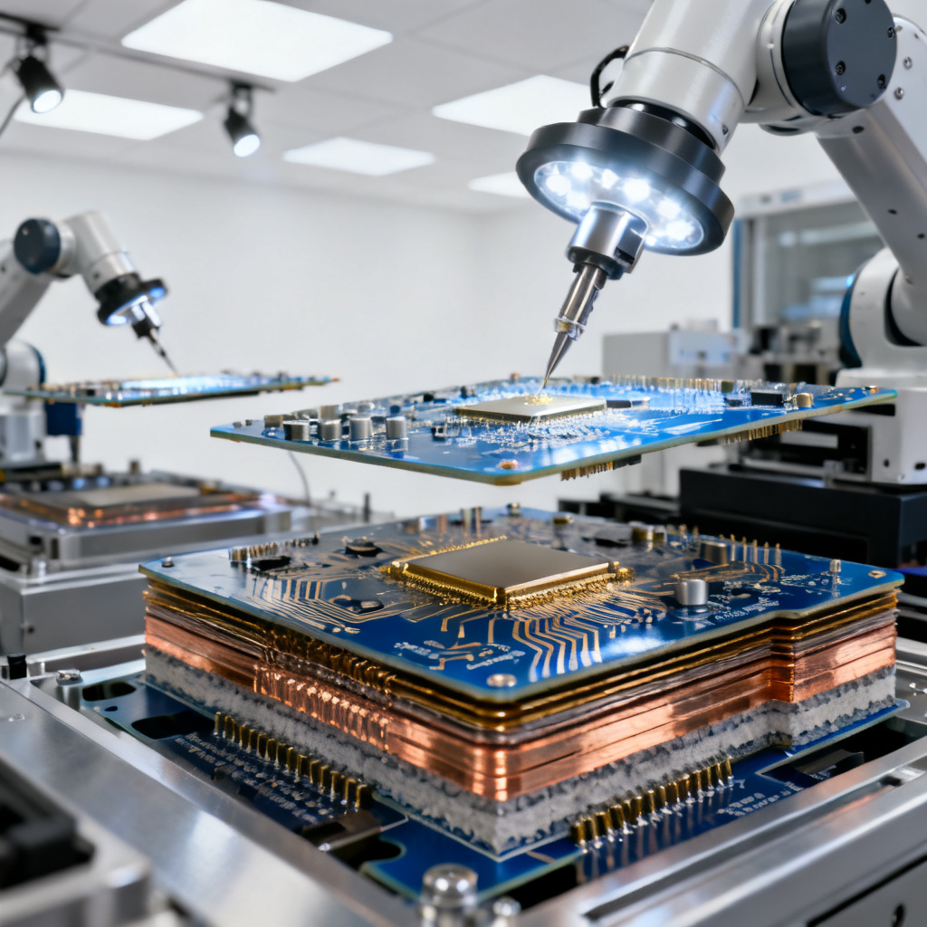Advanced PCB manufacturing capabilities for Power Integrity including thin core and embedded capacitance