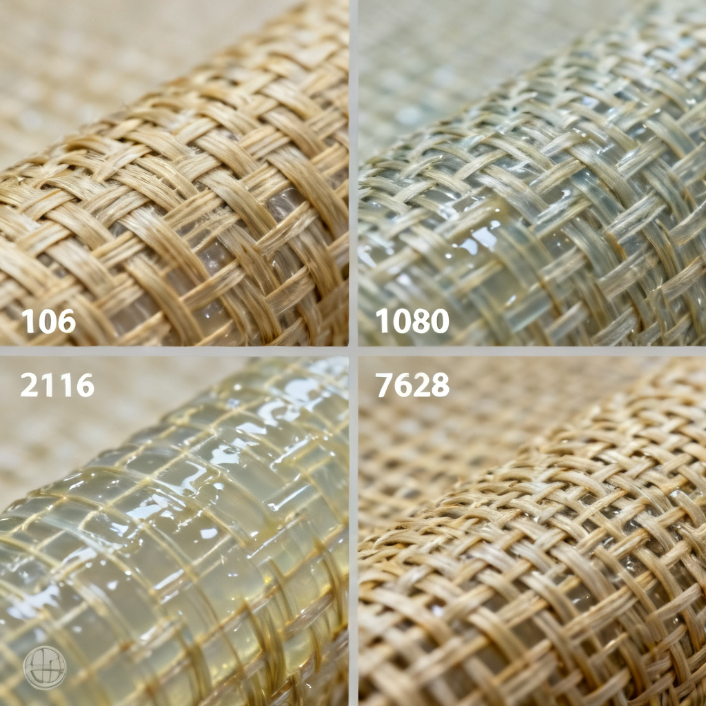 PCB Materials Science prepreg glass styles 106 1080 2116 and 7628 comparison