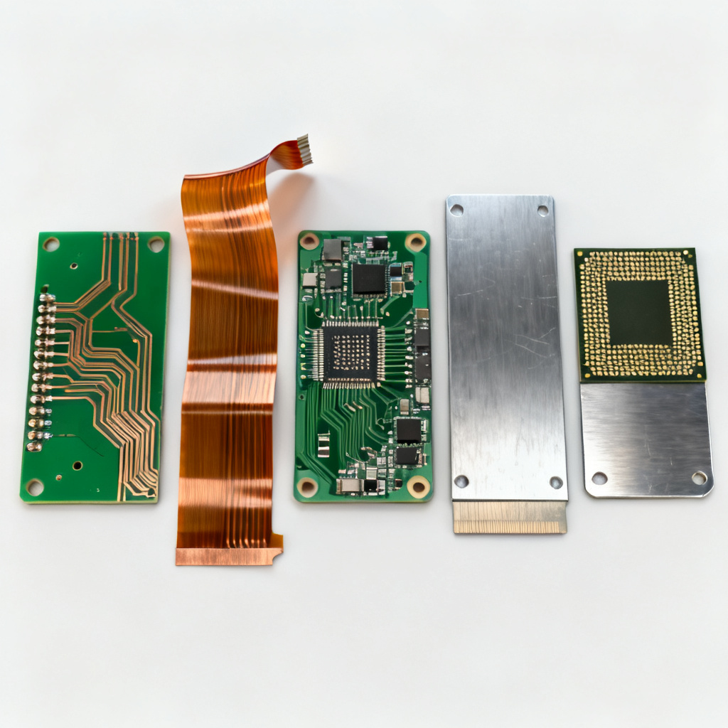 Overview of five main PCB product types Rigid Flex HDI Metal Core IC Substrate