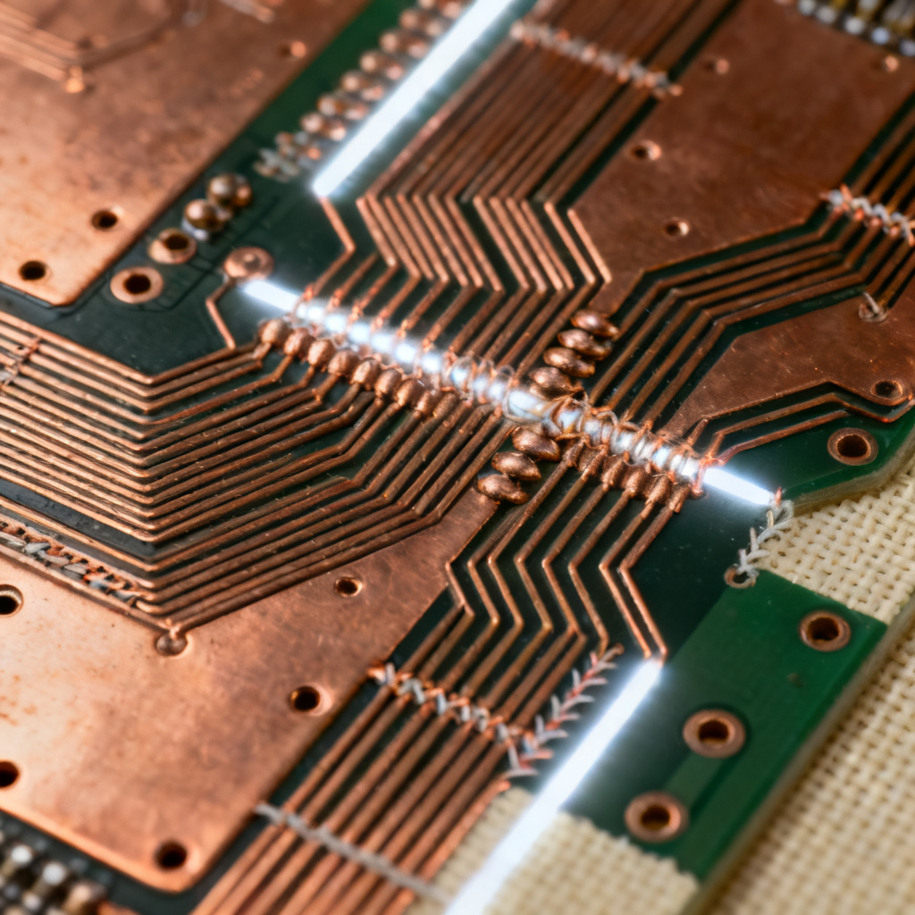 PCB routing traces and signal integrity optimization