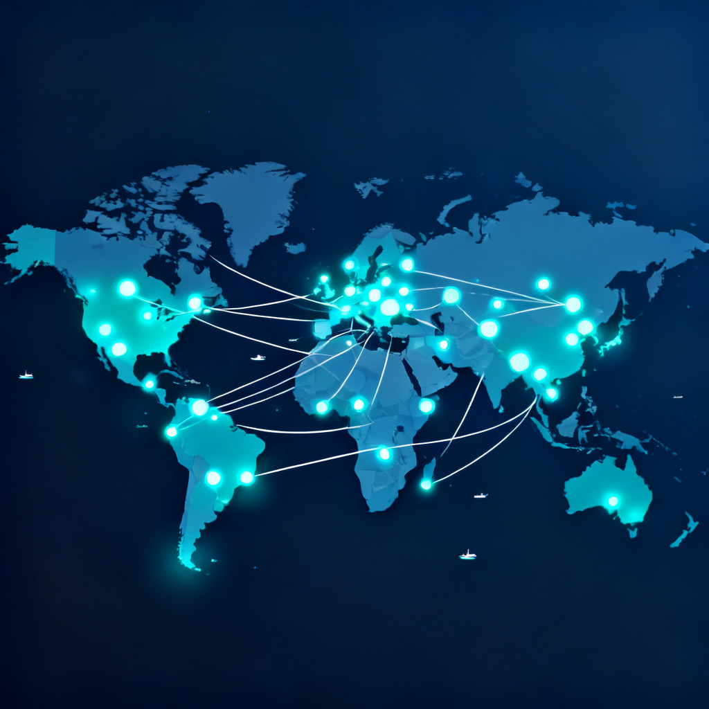 PCB supply chain risk management showing global logistics and redundancy