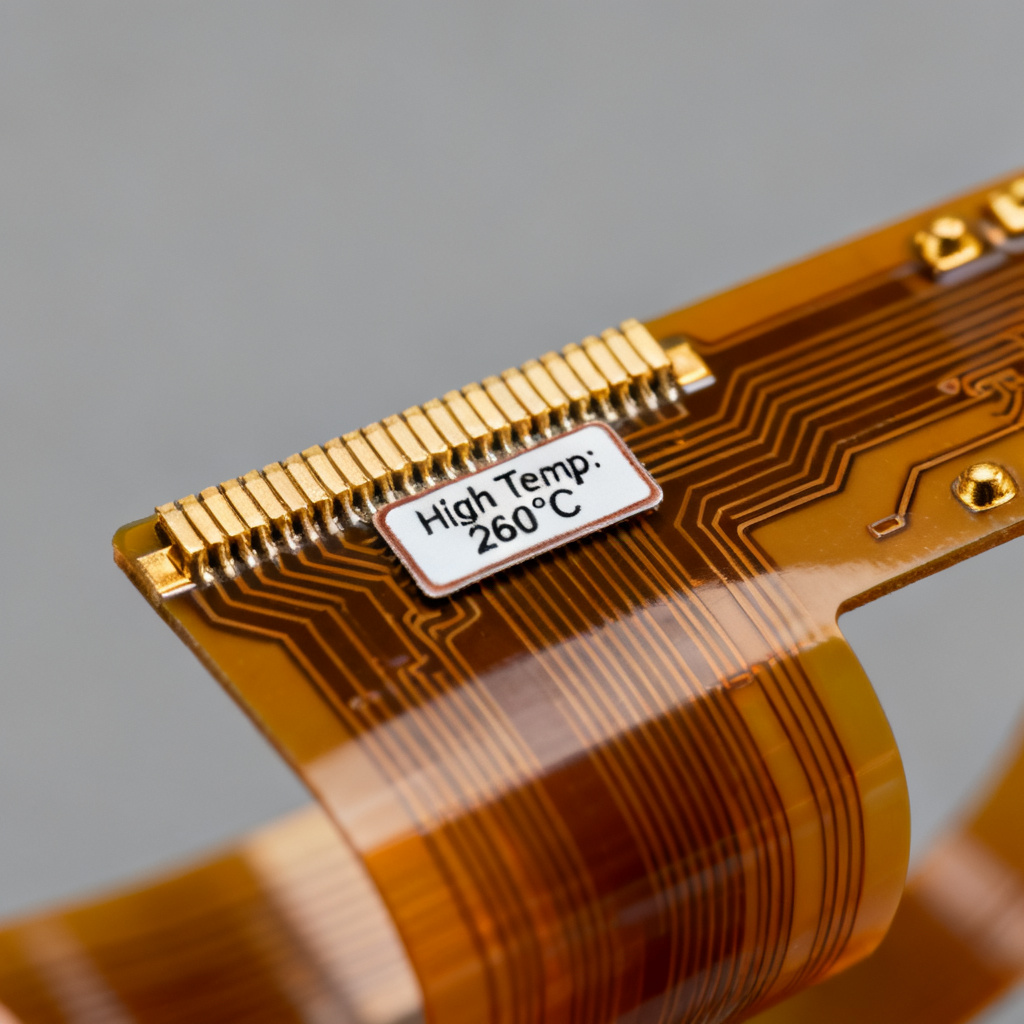 Polyimide substrate high temperature flex PCB for automotive applications