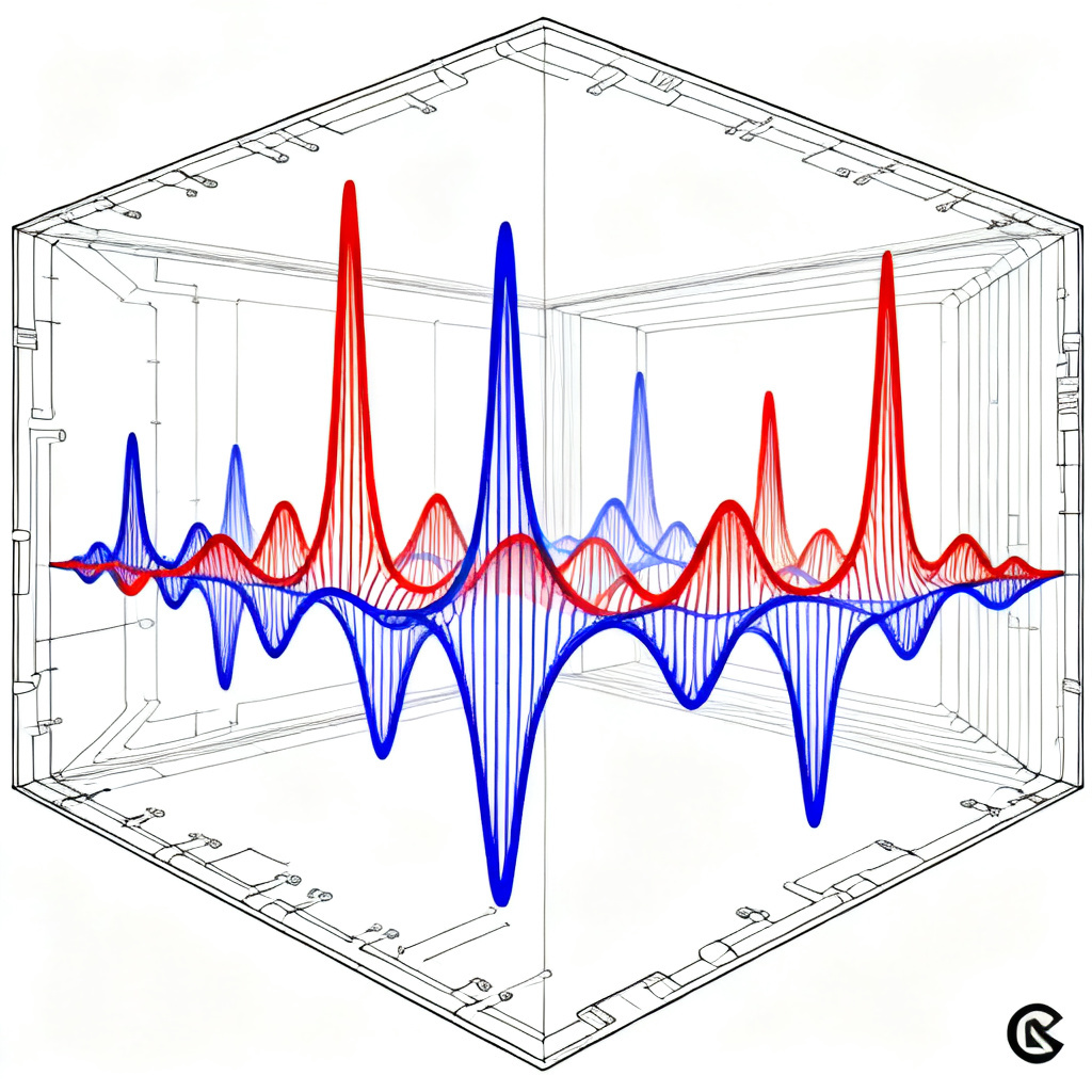 Standing waves causing PCB power plane resonance in power distribution network