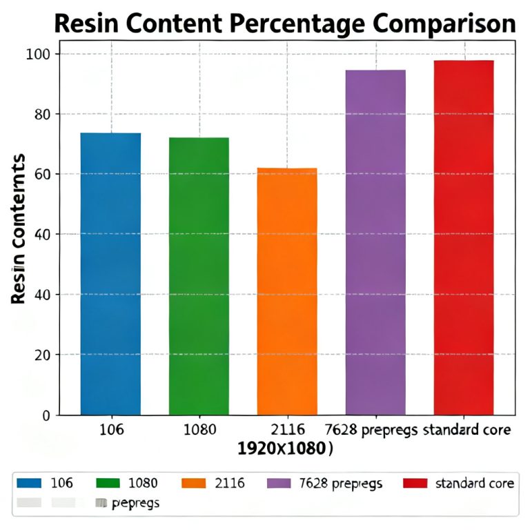 Prepreg and Core Resin Content Flow Dk Df