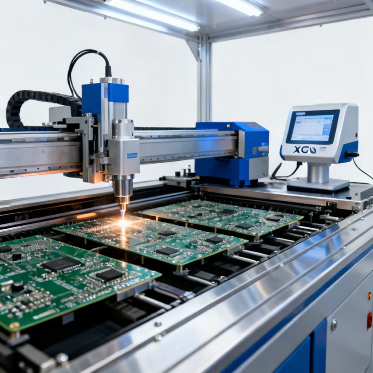 RoHS compliant green PCB manufacturing line featuring lead free soldering alloy and automated XRF testing equipmen