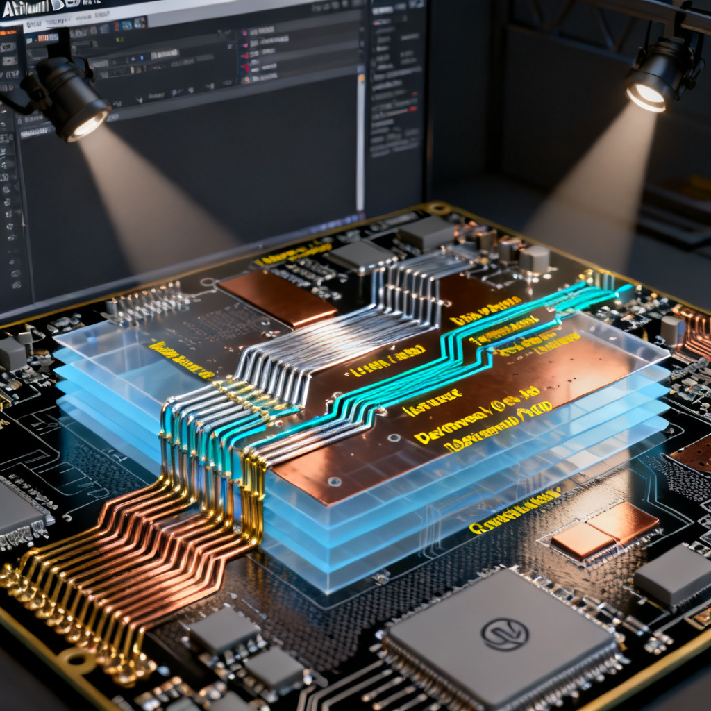 Altium Designer high-speed PCB routing with differential pairs and impedance control