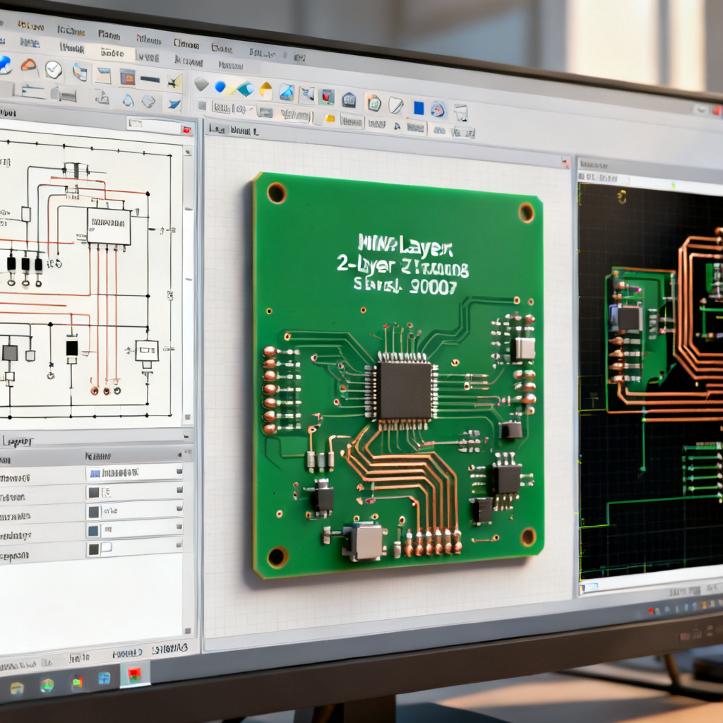 PCB Design Software Comparison: Altium Designer vs KiCad vs Cadence vs Autodesk EAGLE for PCB Manufacturing and Export - Professional EDA Tools Interface Overview