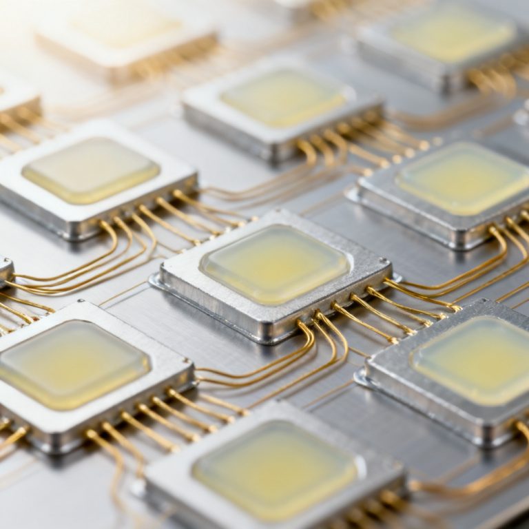 LED PCB application layout showcasing aluminum core structure and thermal management for high power lighting