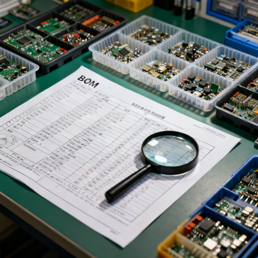 Component sourcing and BOM analysis for Turnkey PCBA with electronic parts inventory