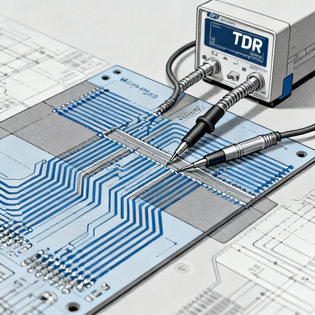 Controlled impedance PCB trace design microstrip and stripline with TDR test coupon
