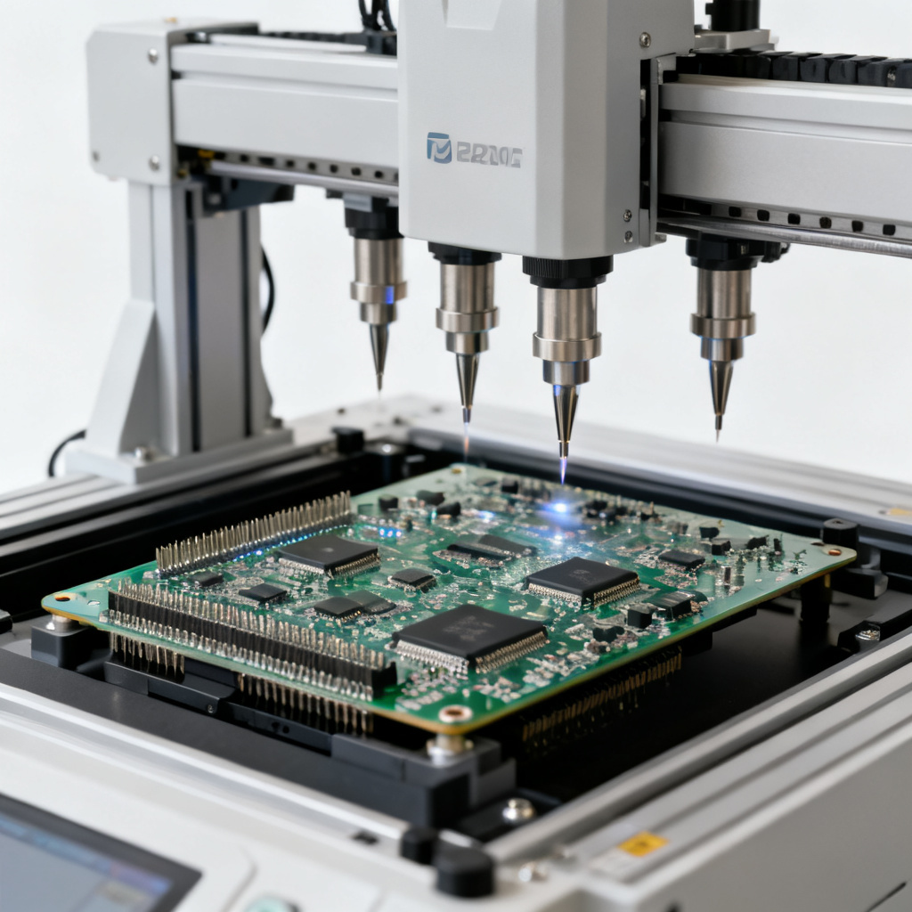 Flying probe testing machine for low-volume PCB test method comparison