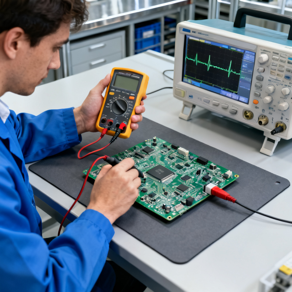 Functional testing and quality control of Turnkey PCBA boards in a lab environment