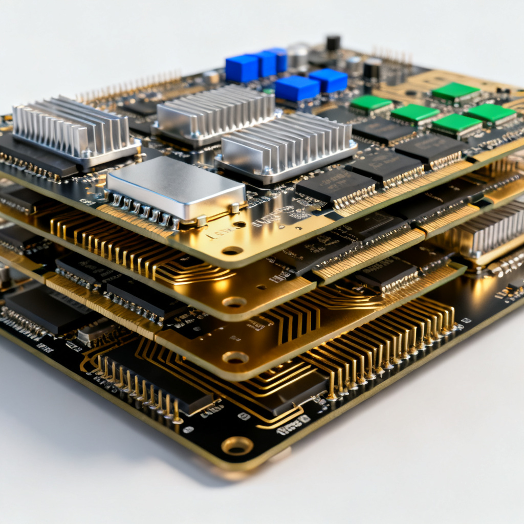 High-speed design overview showing signal integrity DDR and SerDes on a multi-layer PCB