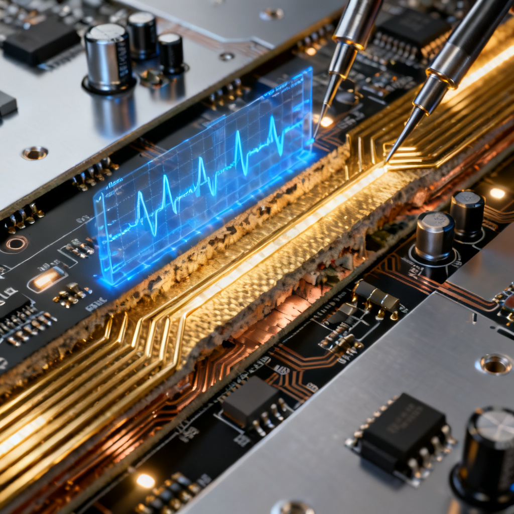 Impedance tolerance parameters in PCB manufacturing showing acceptable deviation range
