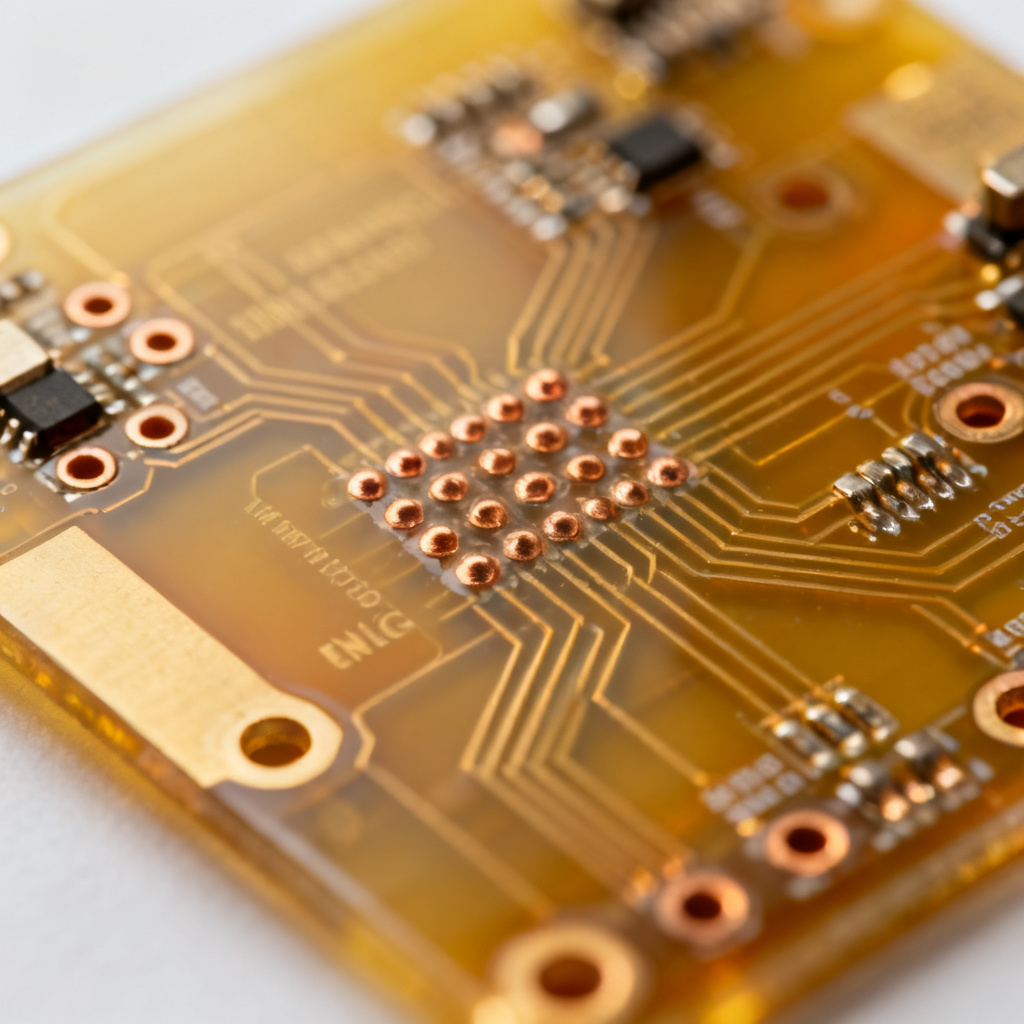 Implantable Medical PCB with biocompatible design and miniaturized components