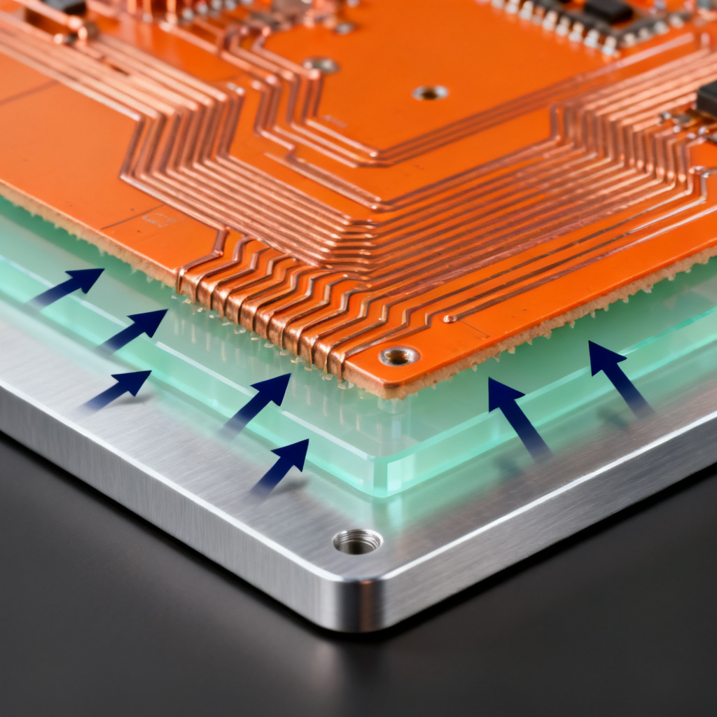 LED PCB application overview showing aluminum core structure and thermal management