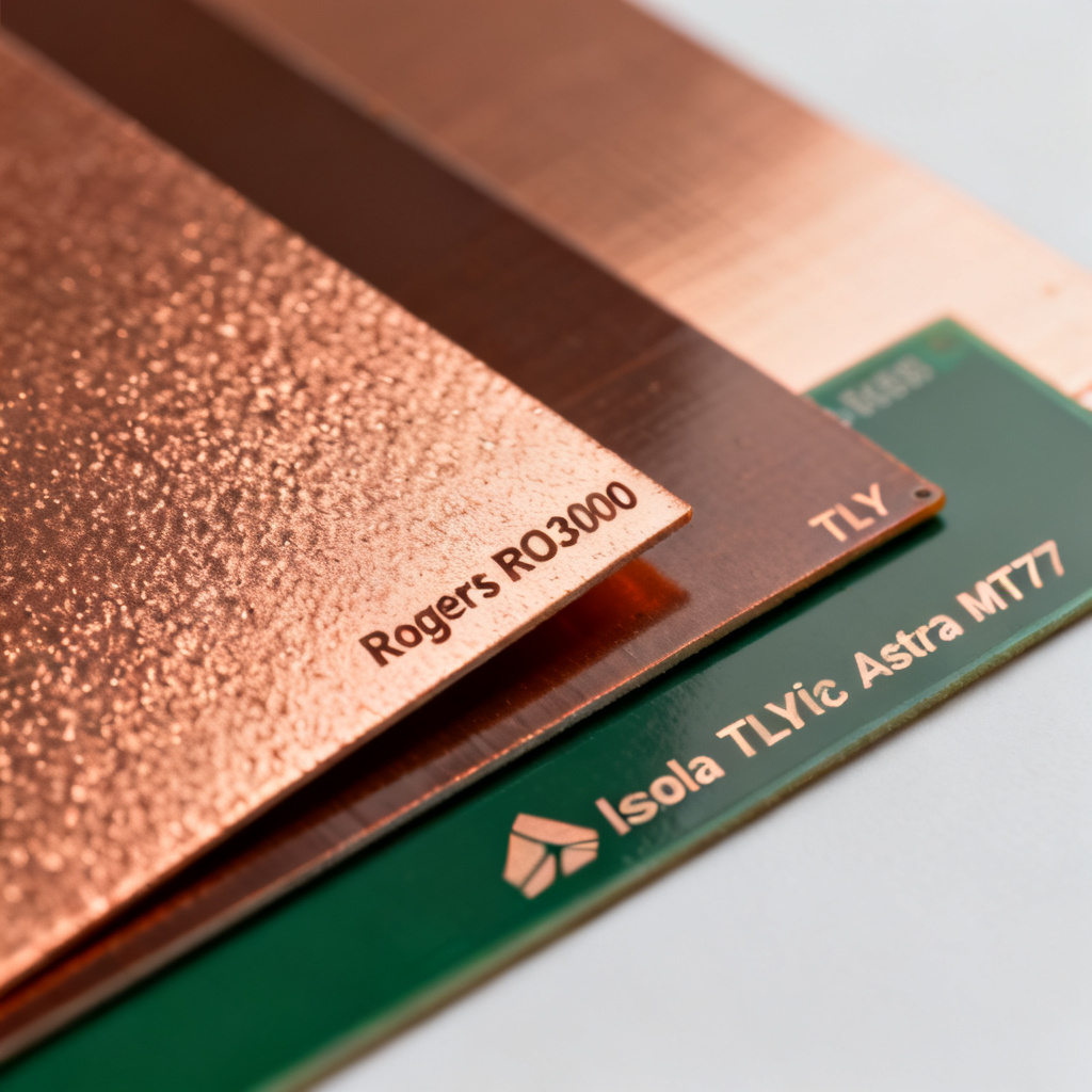 Low loss PCB laminate material selection for 5G Infrastructure PCB with Rogers and Taconic