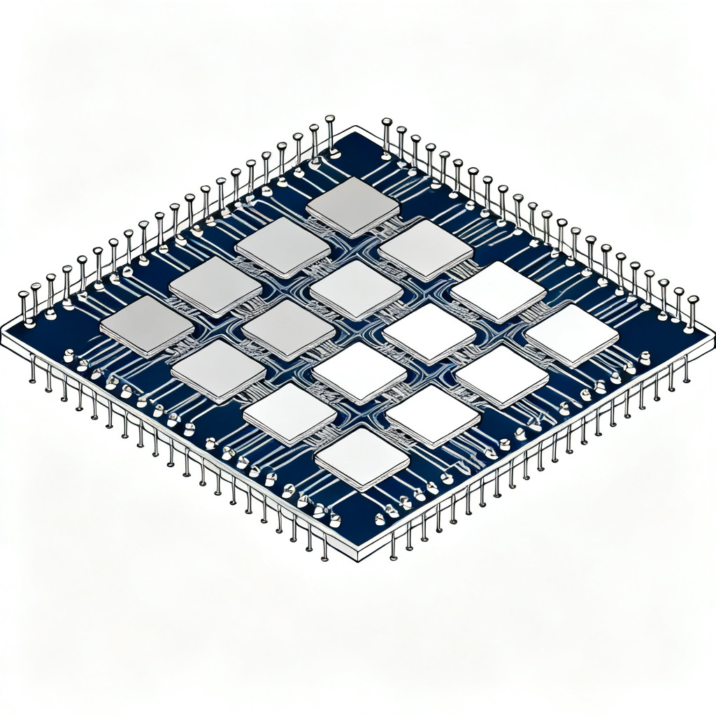 mmWave phased array antenna PCB design for 5G Infrastructure PCB showing patch elements