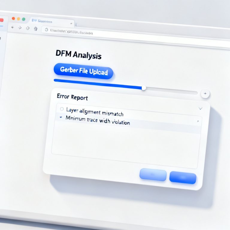 Gerber generation and validation output settings for PCB manufacturing, showing PCB layer data, drill files, and design verification workflow