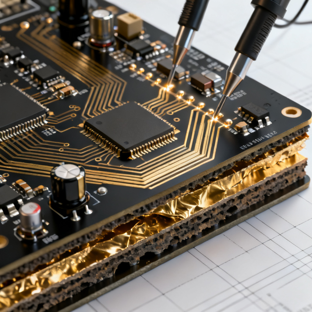 PCB Applications Guide overview showing multi-layer circuit boards for various industries