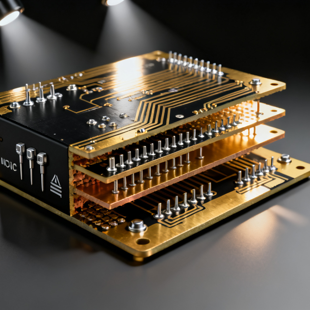 Design for Test PCB showing test point placement for ICT access optimization, illustrating proper test pad locations and spacing guidelines