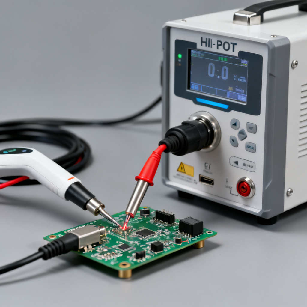 PCB Hi-Pot testing for EV charger high voltage safety verification