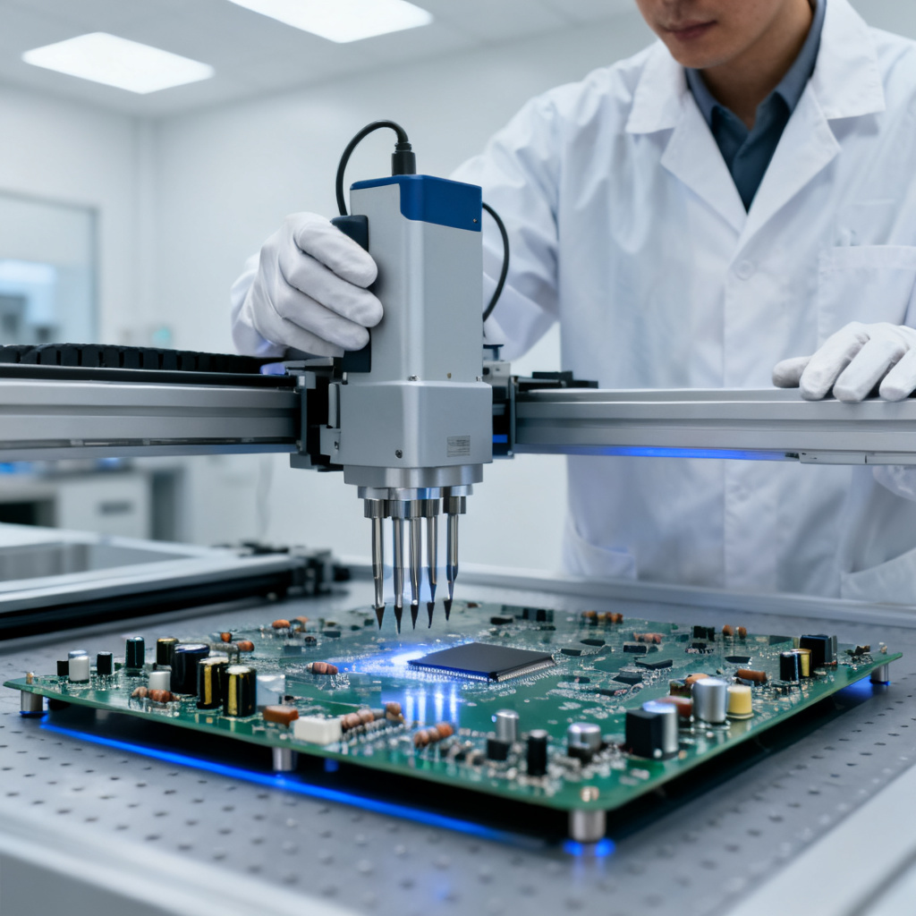 PCB quality testing and inspection in PCB assembly including ICT and functional test
