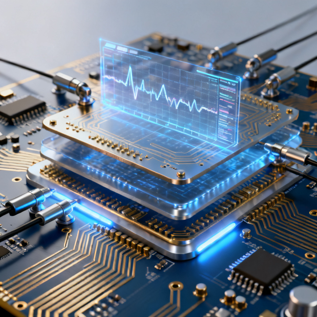 Target impedance parameters for PCB transmission line design showing trace geometry